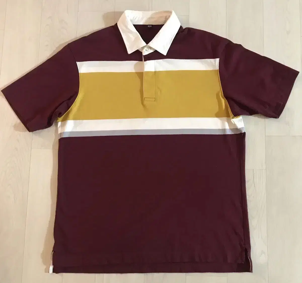 [L size]UNIQLO Rugby Rugby Rugby Stripe PiquePK