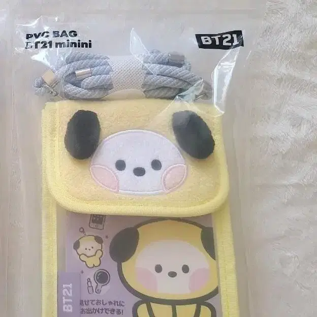 일본 bt21 미니니 pvc 투명백  치미 가방 미니백