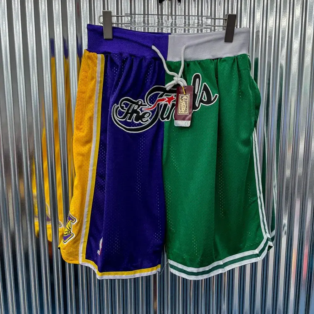 Shorts, Just Don Lakers X Celtics Split Shorts