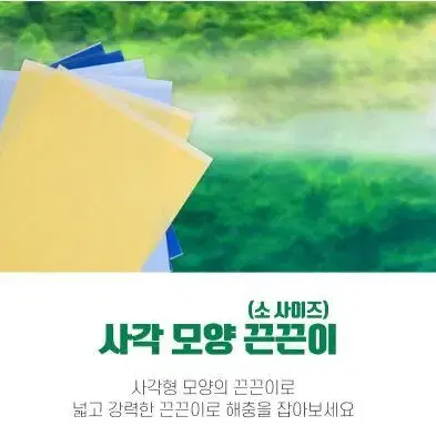 파리 해충 끈끈이 사각 트랩 방제 소 10매