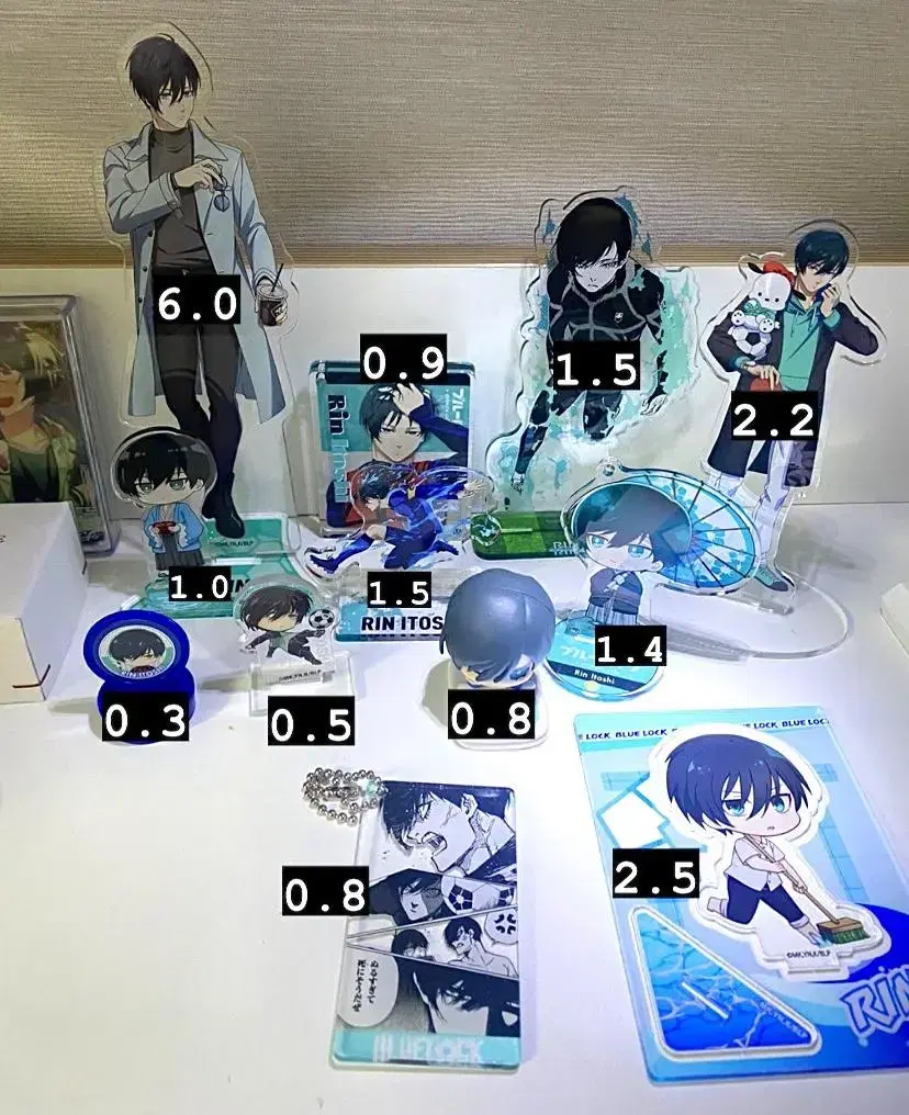 BLUELOCK ITOSHI RIN FIGURE acrylic WTS GOODS