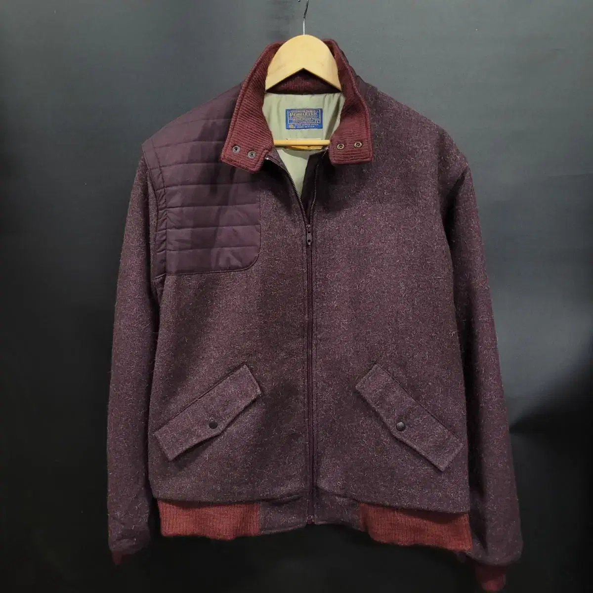 PENDLETON Pendleton wool zip-up jacket