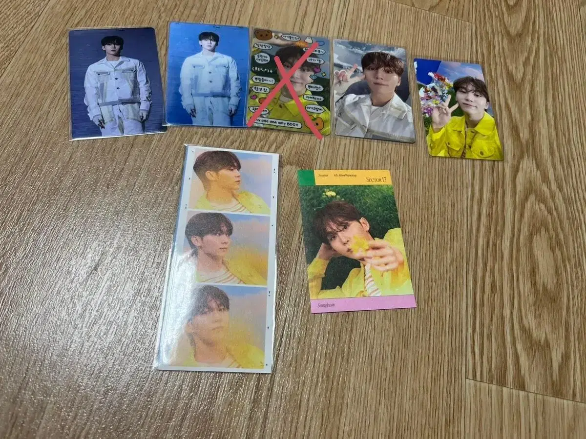 Seventeen seungkwan sector17 photocard components unreleased photocard kihno photocard wts