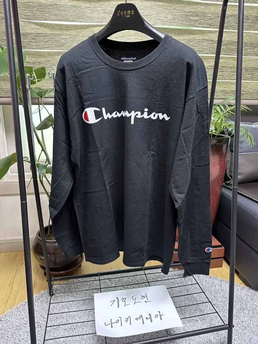 [XL]24.Champion Long Sleeve (Black)