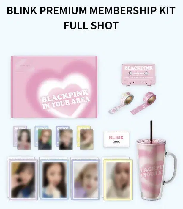 [미개봉] 블랙핑크 프리미엄 멤버십 멤버쉽 키트 BLINK KIT