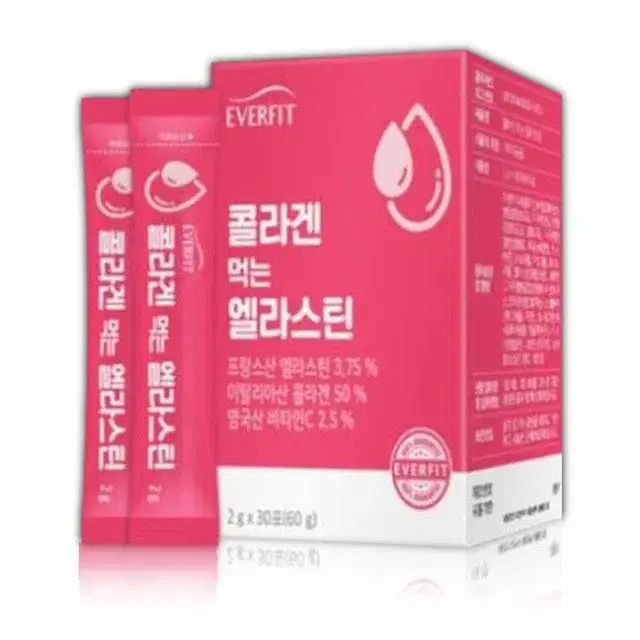 피부건강 에버핏 콜라겐 먹는 엘라스틴 2g x 30포