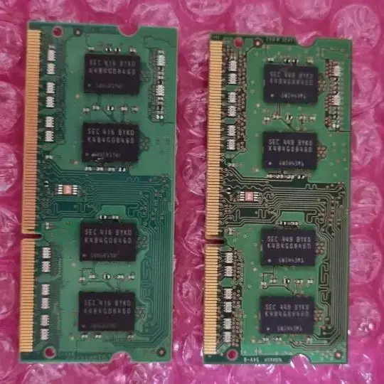 DDR3 4G  노트북 램 2개