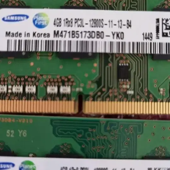 DDR3 4G  노트북 램 2개