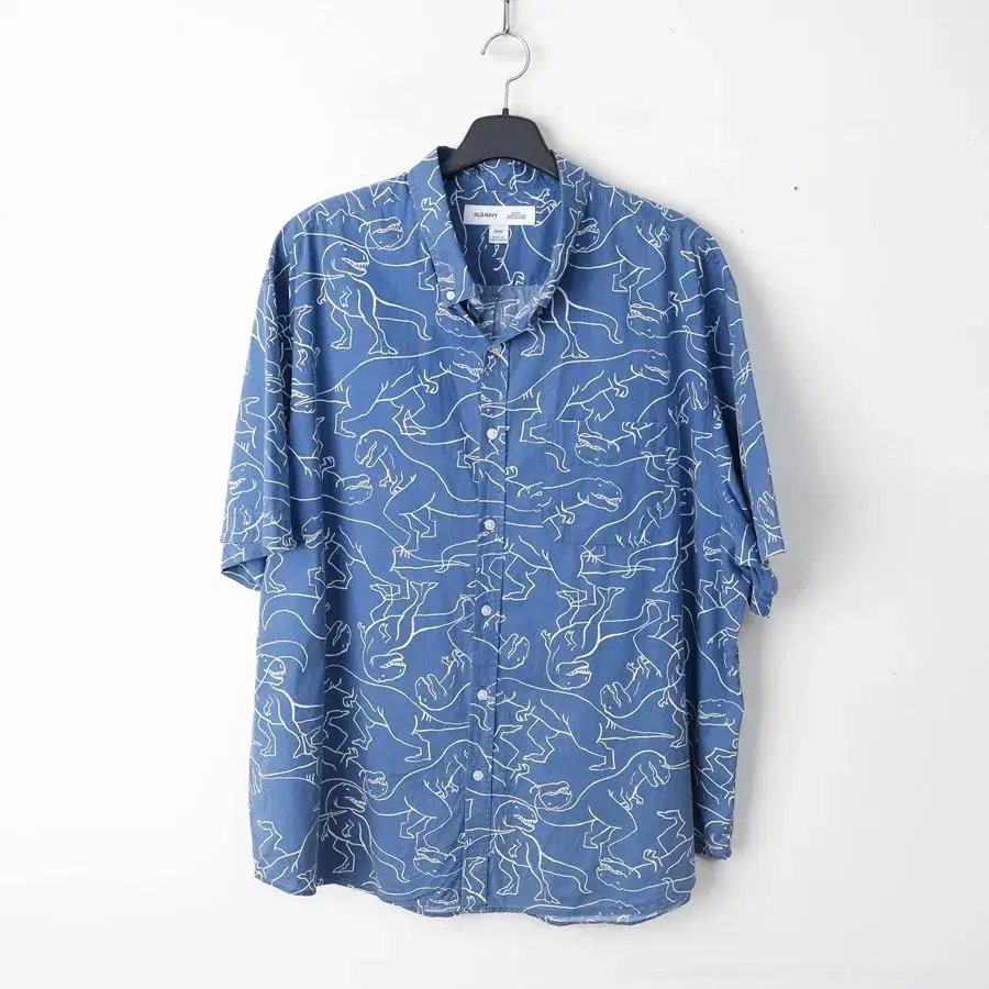 115/Big Size Old Navy Dinosaur Cotton Shirt