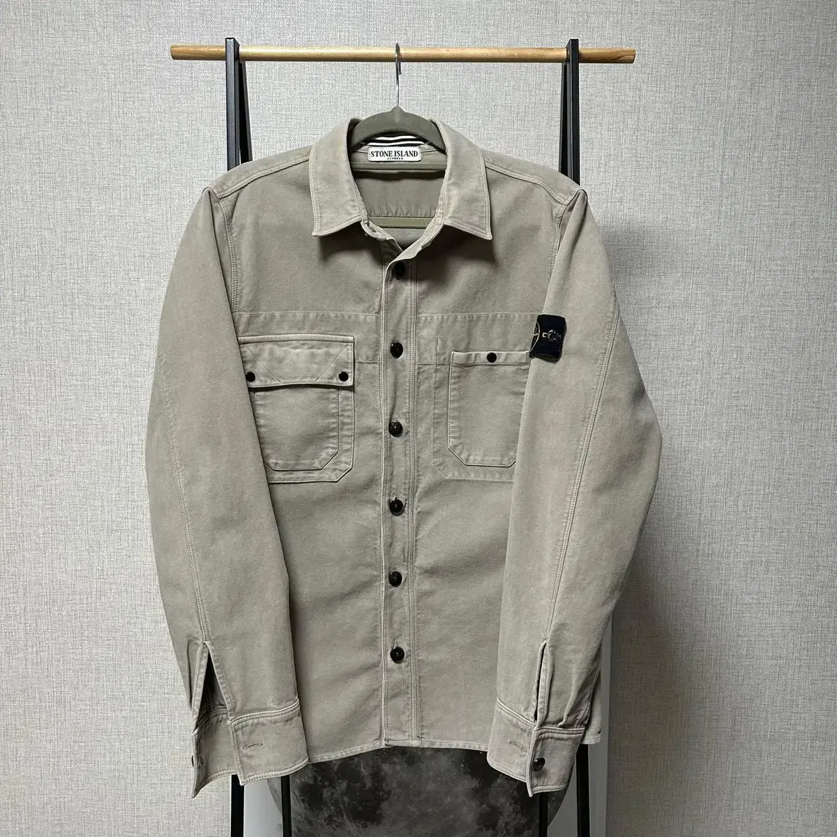 Genuine M) Stone Island Suede Shirt Jacket 95-100