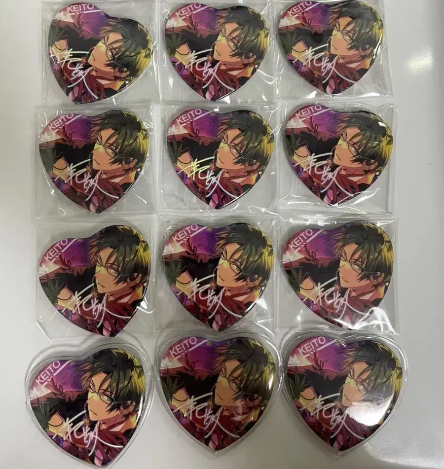 Anstar Zhongstar Keito Wish Badge Heart Badge Bulk