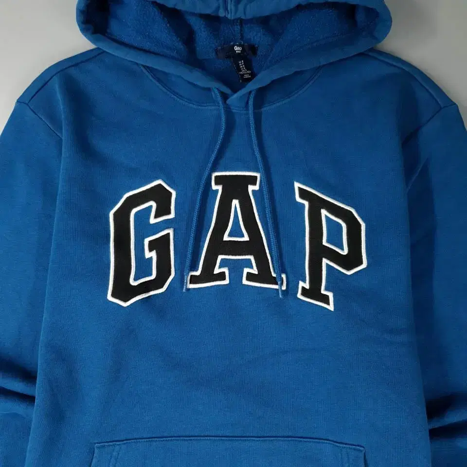 GAP 갭 다크블루 패치 자수 스웻 후드 티셔츠 M