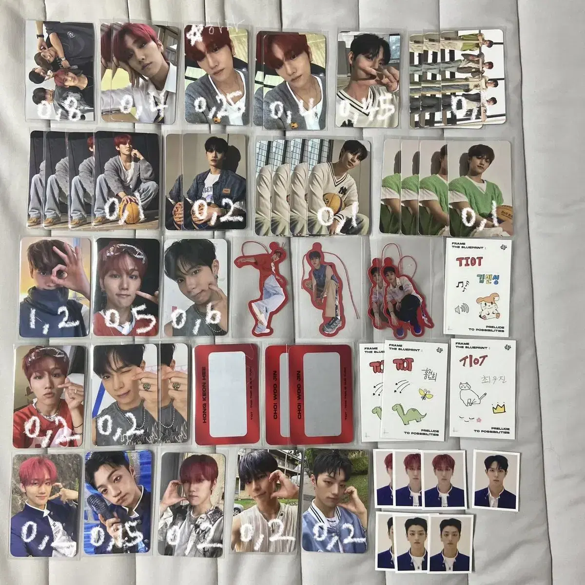 TIOT album unreleased photocard Redstart fanmeeting md photocard WTS