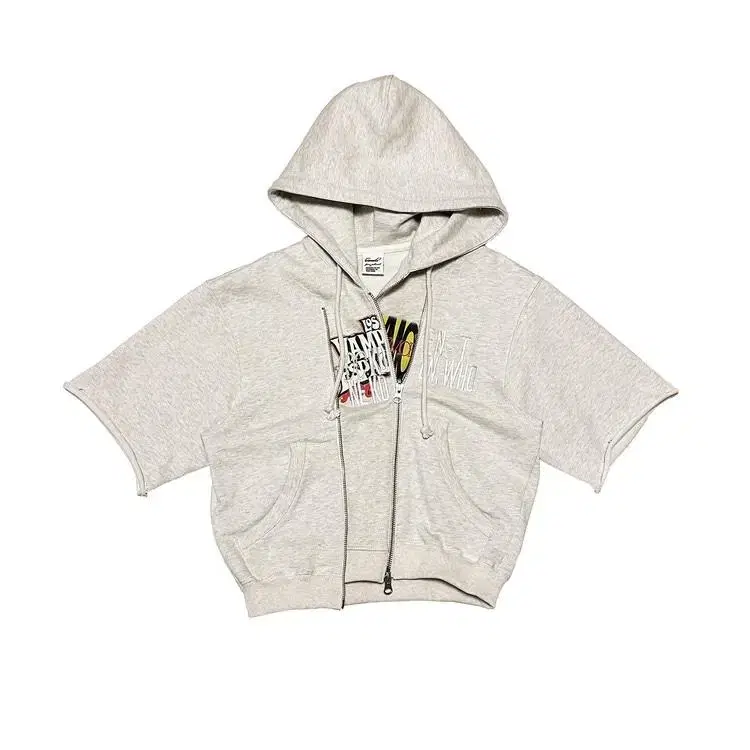 로레일즈 sweat half hoodie zip-up