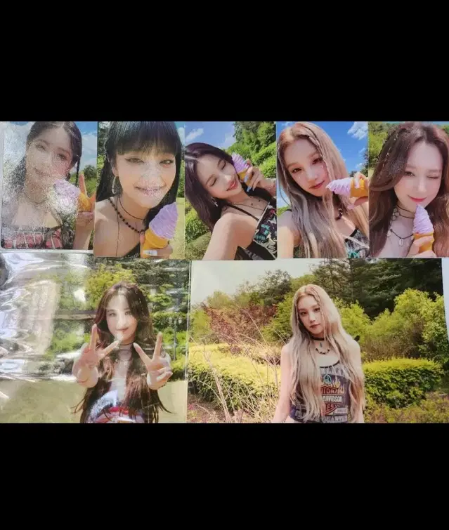 여자아이들 네버랜드존 포카 인화사진 gidle pc