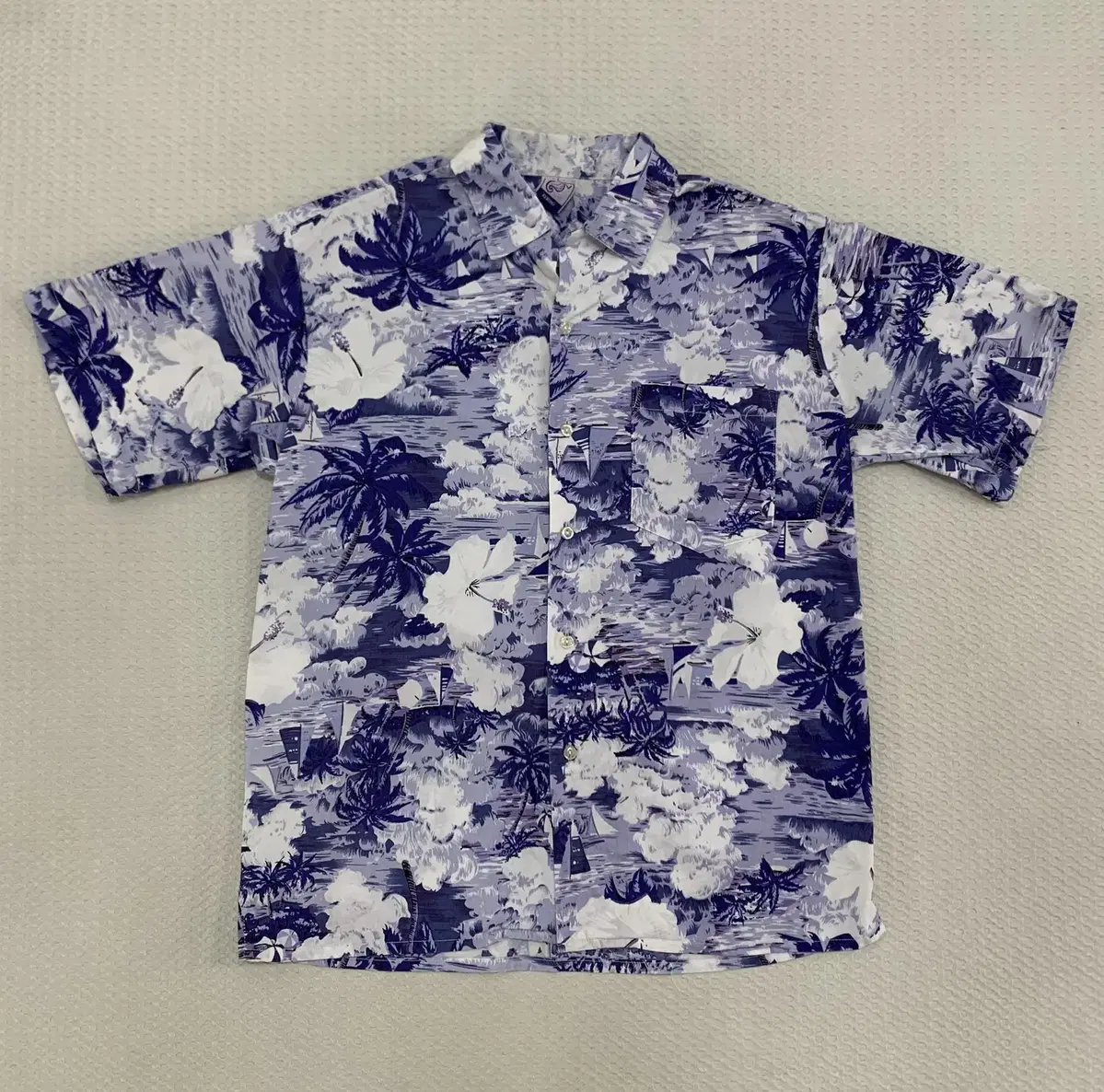 [L]Vintage Hawaiian Shirt (B6-23-34)