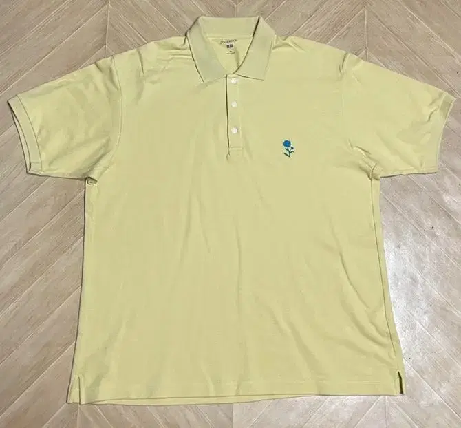 Uniqlo JW Anderson JWA Flower Embroidered Polo 2XL