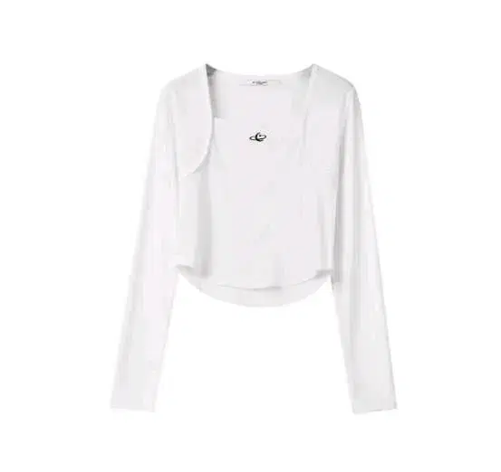 어반드레스 Square neck Line crop long sleeve