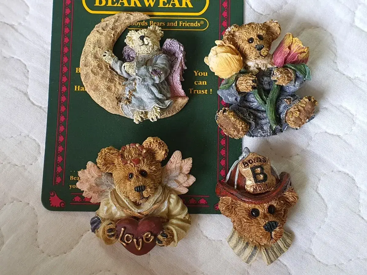 Vintage Badge Teddy Bear Badge Boys Bear Badge