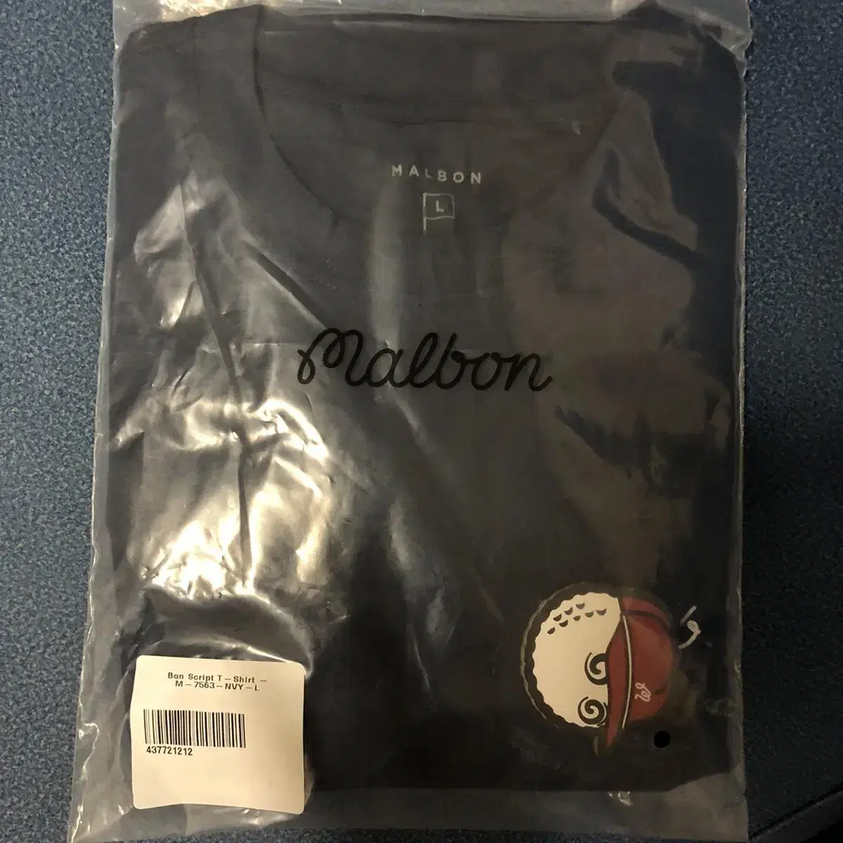 MALBON Bon Script T-Shirt   말본 본스크립트 티셔츠