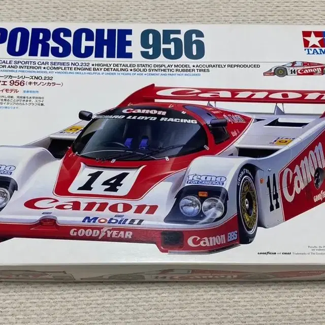 TAMIYA 1/24 Canon PORSCHE  956