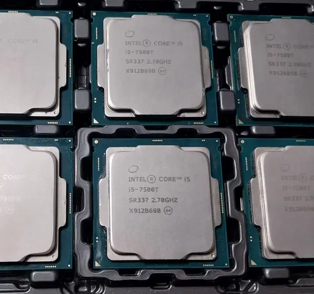 CPU i5-7500, 7600, 6600, 컴퓨터 데스크탑 시피유