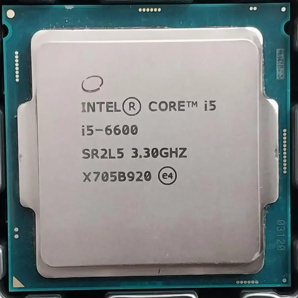 CPU i5-7500, 7600, 6600, 컴퓨터 데스크탑 시피유