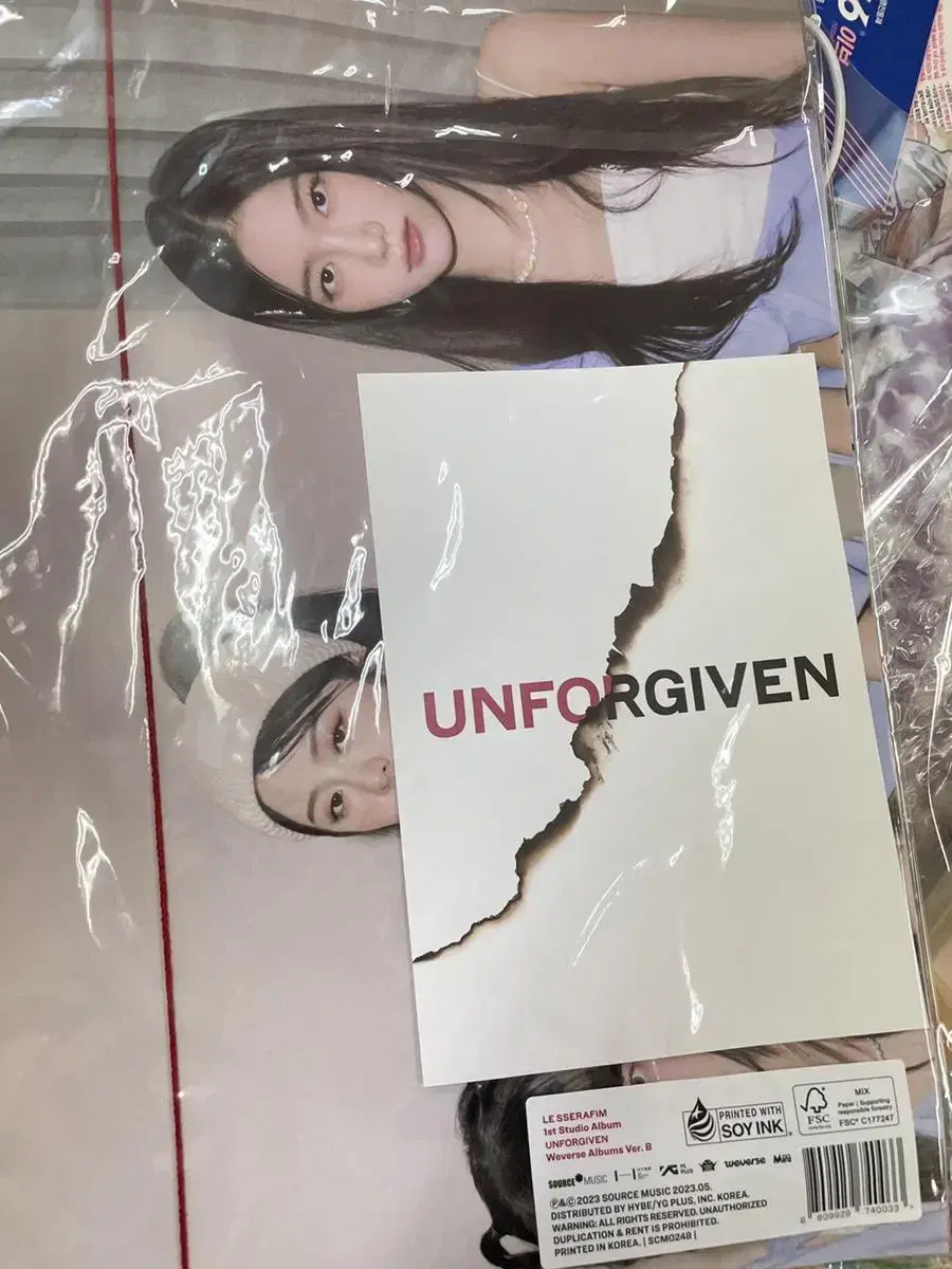 (Unsealed) le sserafim Unforgiven weverse Version unsealed sells