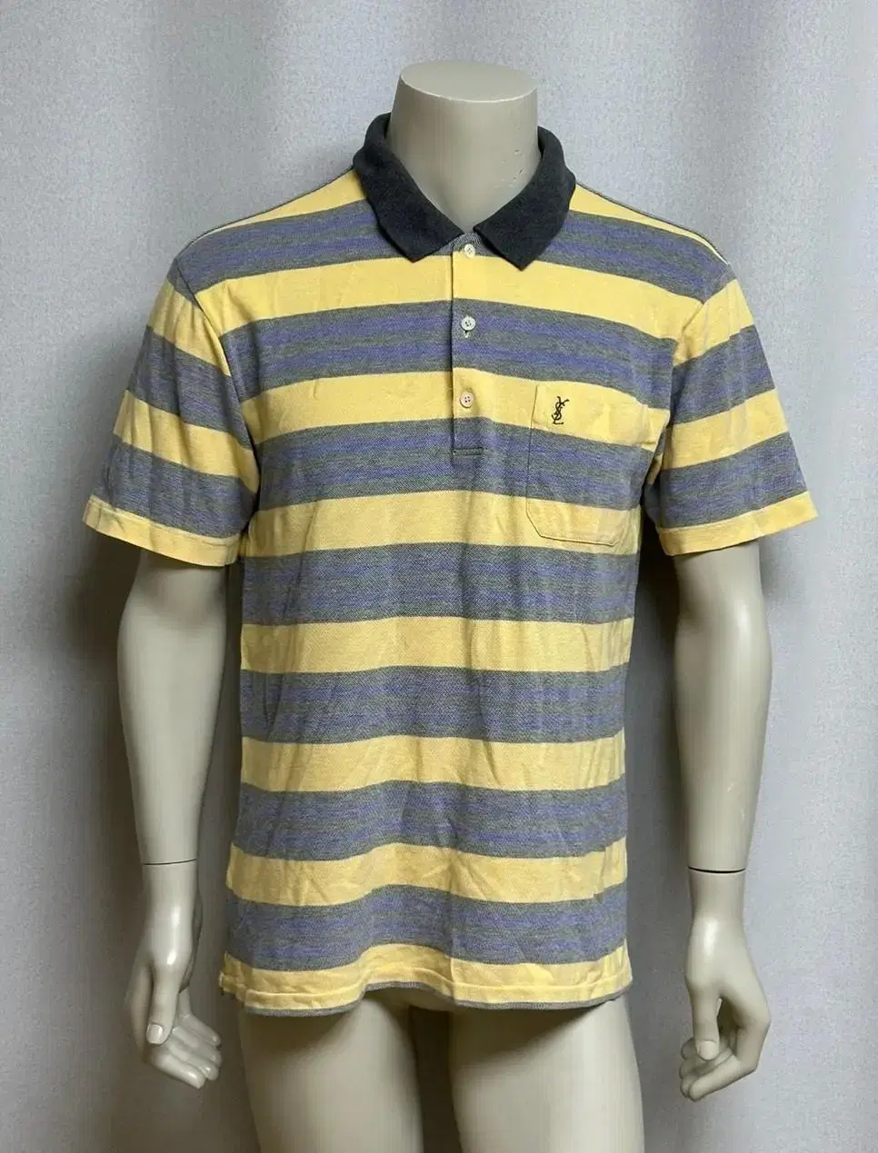 Yves Saint Laurent PK Striped Short Sleeve Karati T-shirt (L)