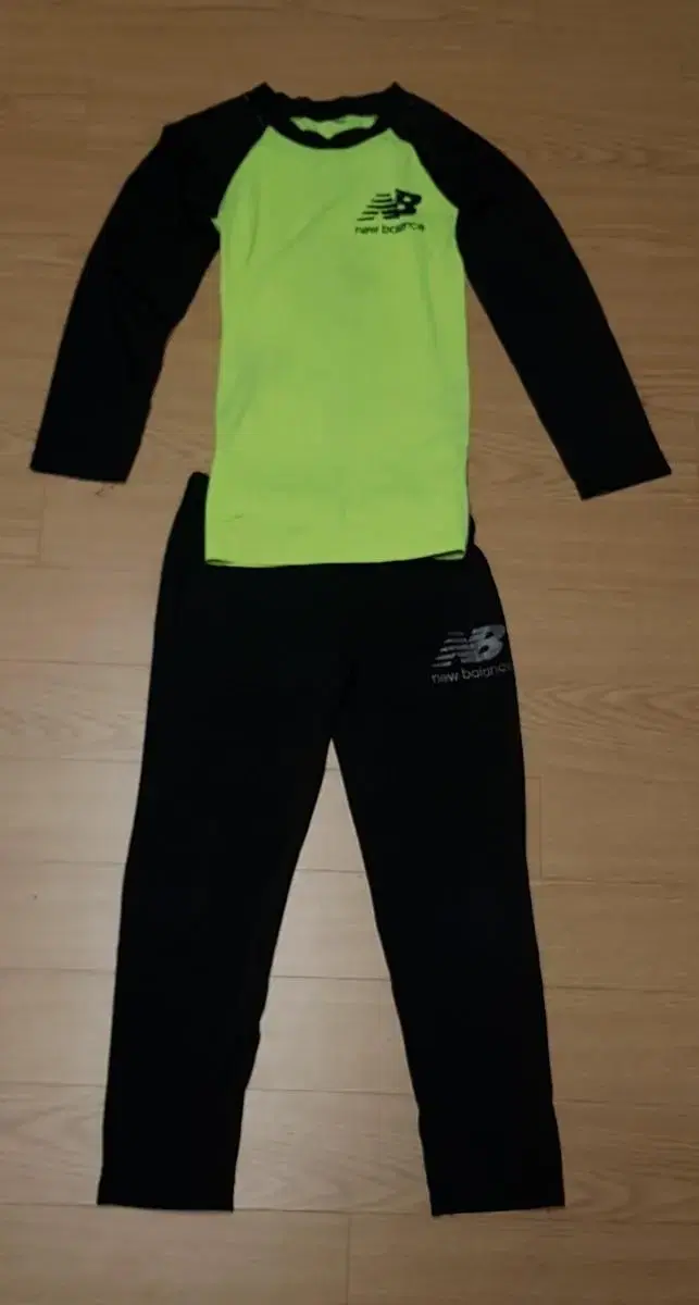 New Balance Kids' Rashguard Top and Bottom Set