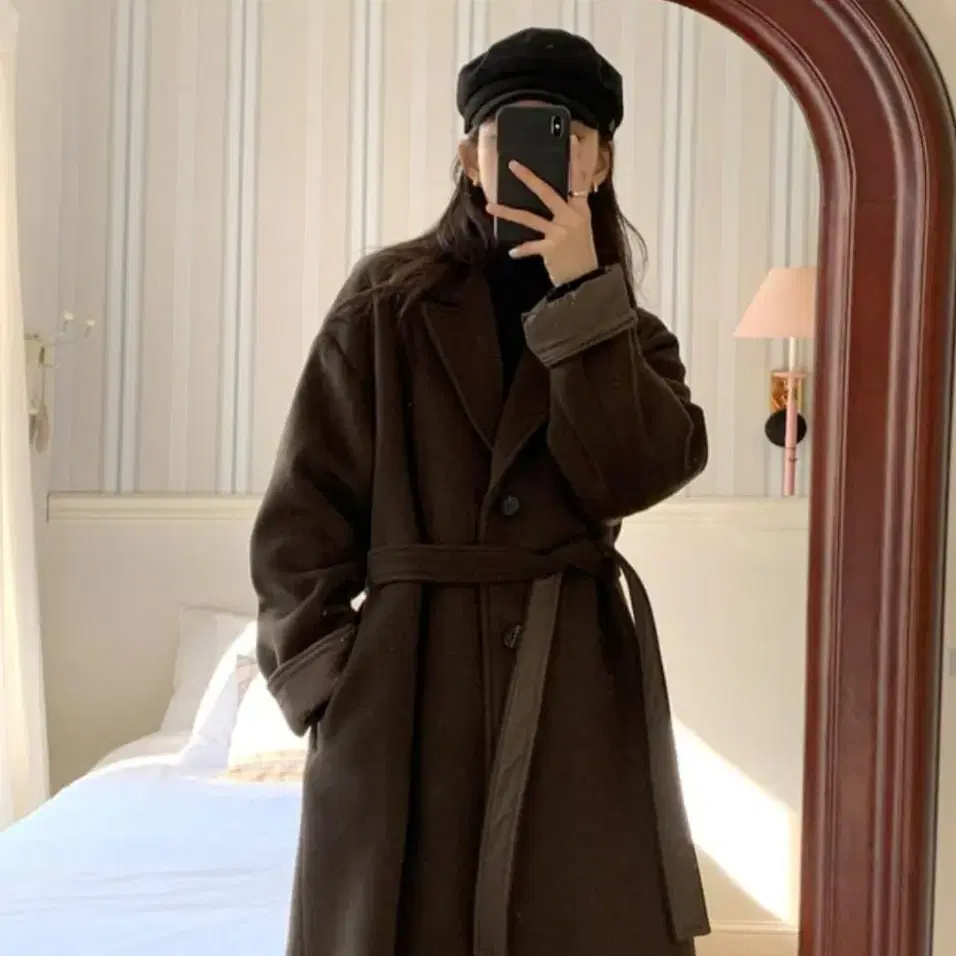 98도씨 오트 OAT TC Wool coat 카키브라운