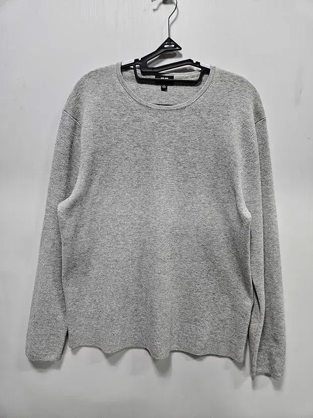 UNIQLO Gray thin knit long sleeve men's L/332129