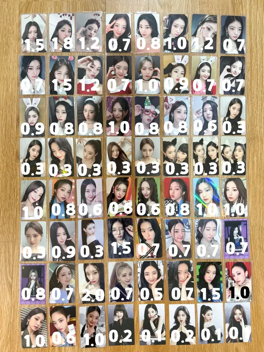 ITZY 있지 체셔 스니커즈 로꼬 포카 팬싸 미공포 앨범 특전 포토카드