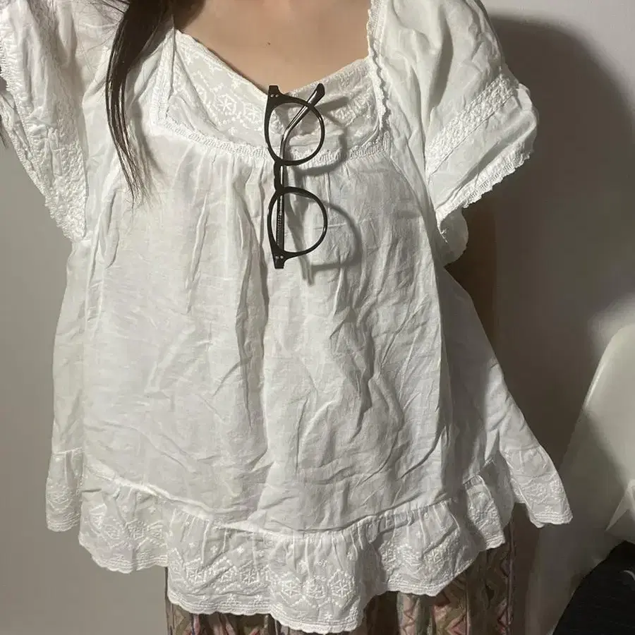 vintage lace blouse