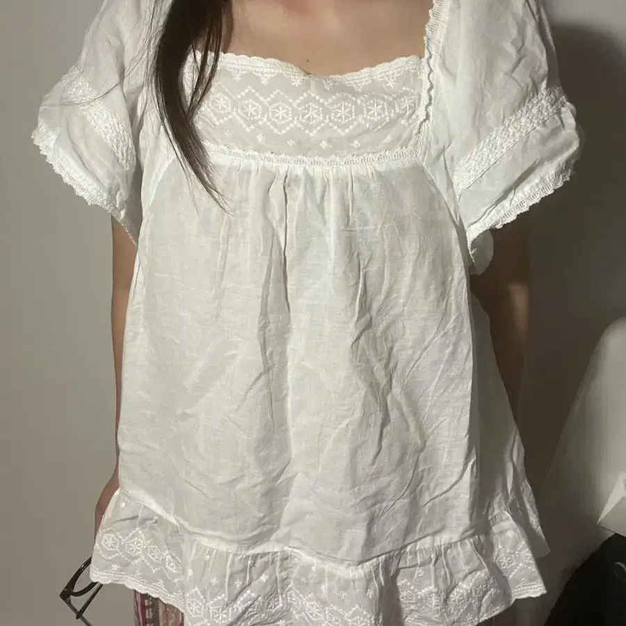 vintage lace blouse