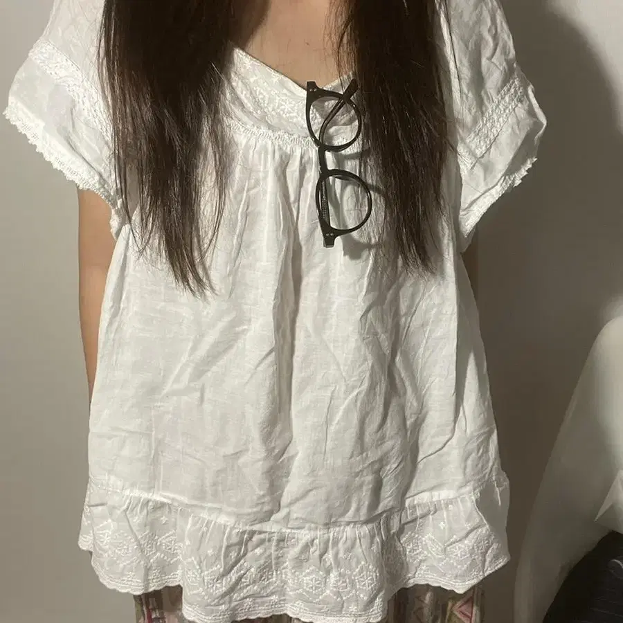 vintage lace blouse