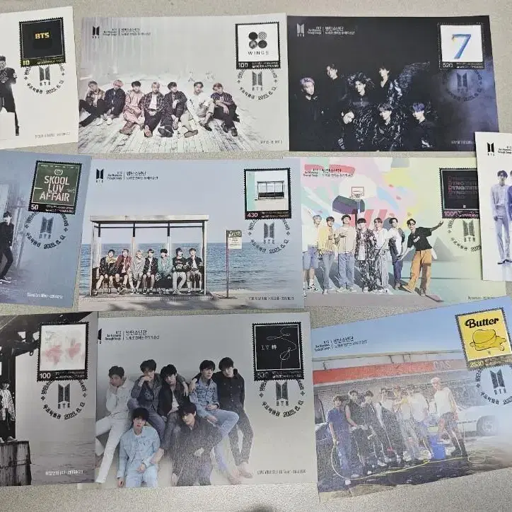 방탄 10주년 기념 우표 BTS 10th Anniversary stamp