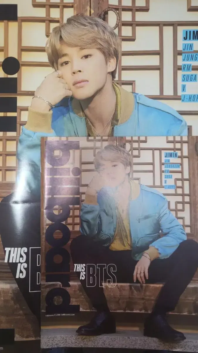 bts bts billboard magazine + poster jimin,jin