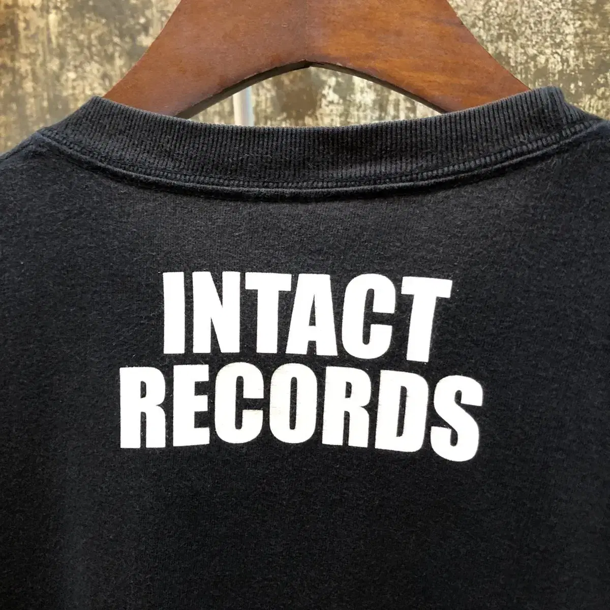 intact records 인텍트 레코즈 티셔츠 M