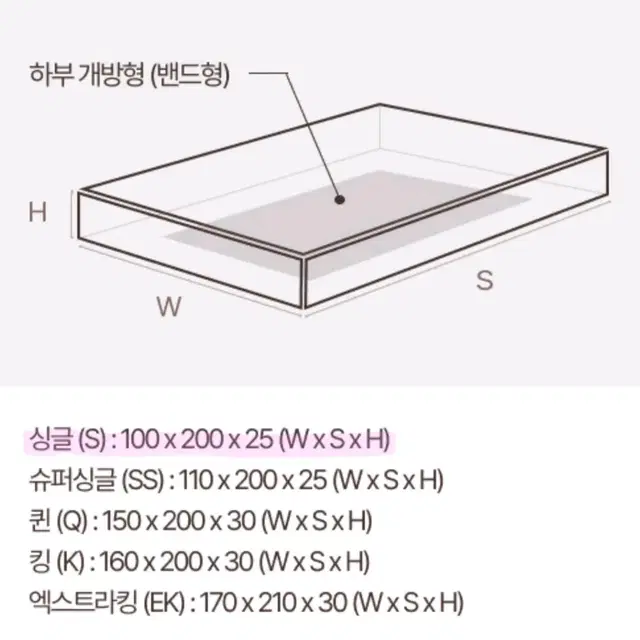 미사용 새제품항균 방수 매트리스커버(싱글)