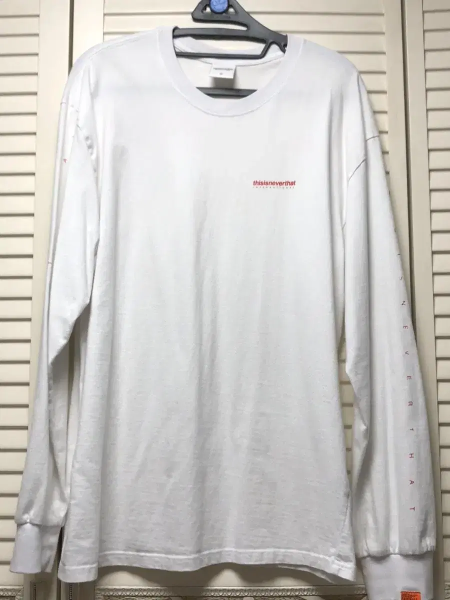 디스이즈네버댓 롱슬리브 white (XL)