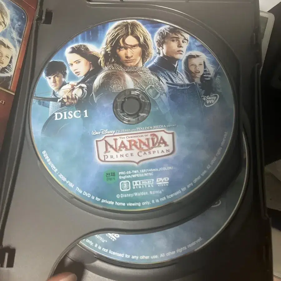 narnia 나니아 연대기 캐스피언왕자 dvd