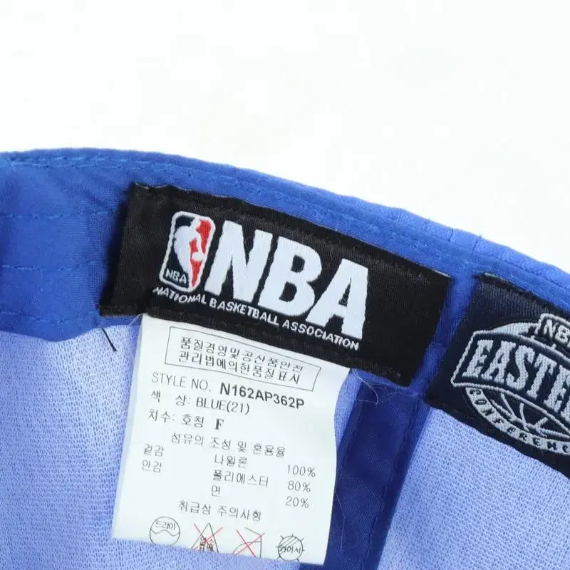 (F) NBA 엔비에이 야구 볼캡 모자 블루파랑 나일론 ACC이오