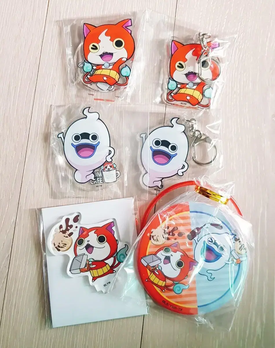 Youkai Watch Jibanan Whisper acrylic Set