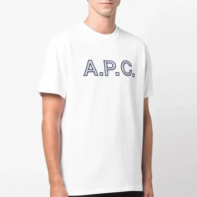 [정품새상품] A.P.C 아페쎄 블루 자수 반팔티 M~L