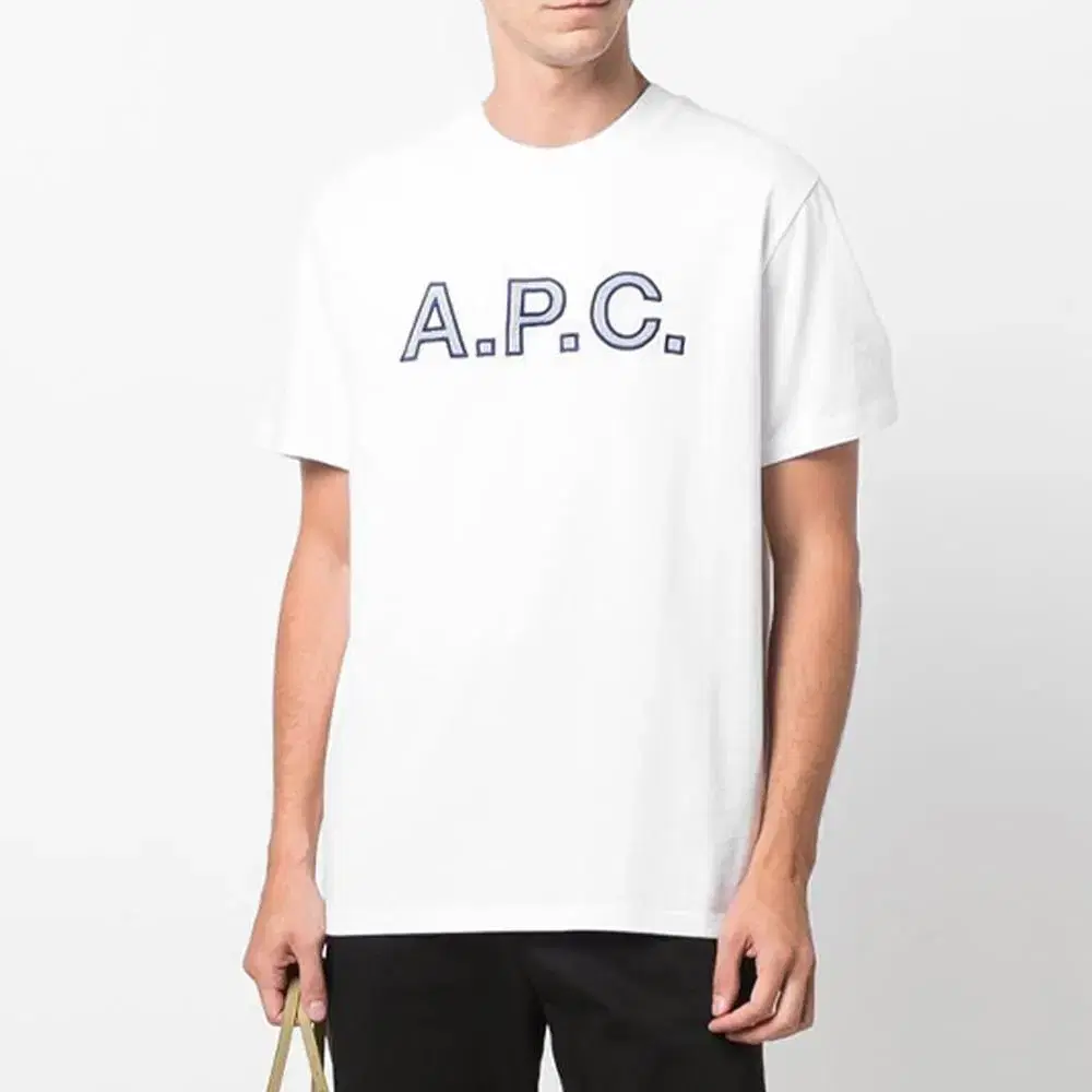 [정품새상품] A.P.C 아페쎄 블루 자수 반팔티 M~L