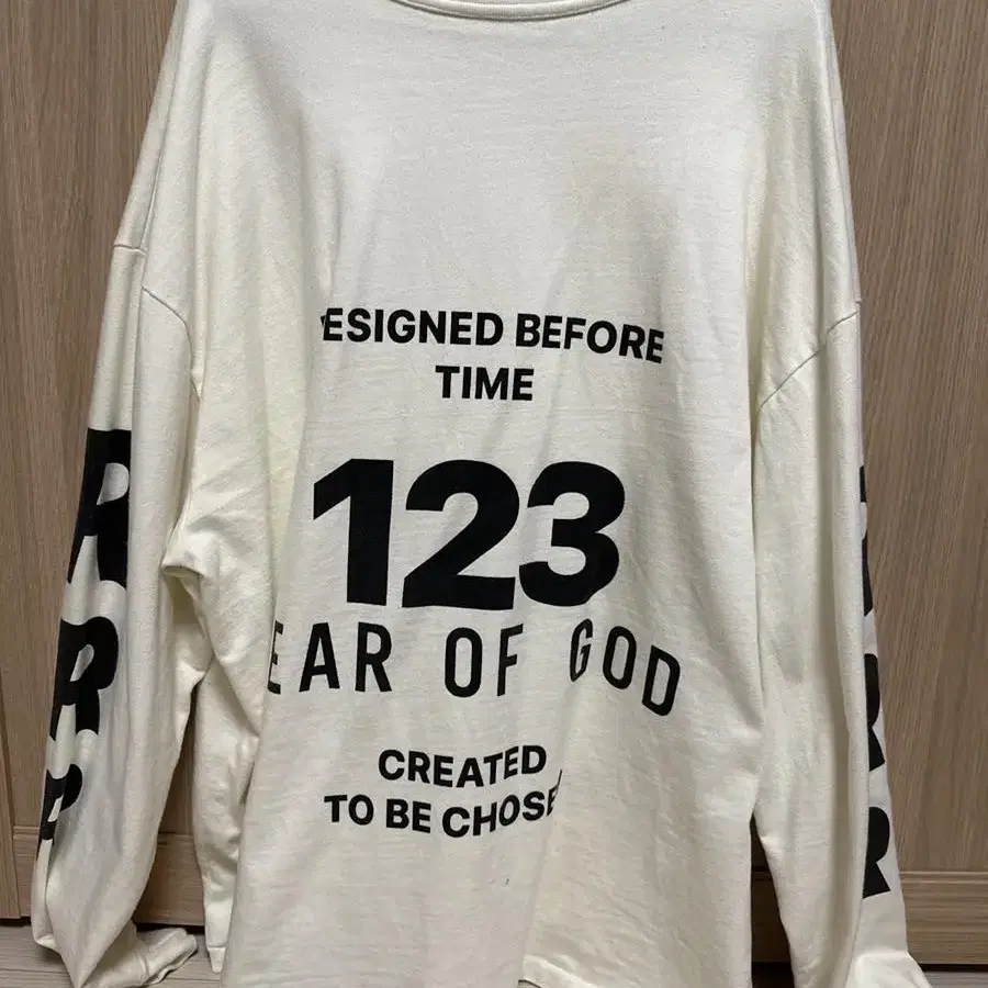 Fear of god x RRR123 Rivington 롱슬리브 사이즈3