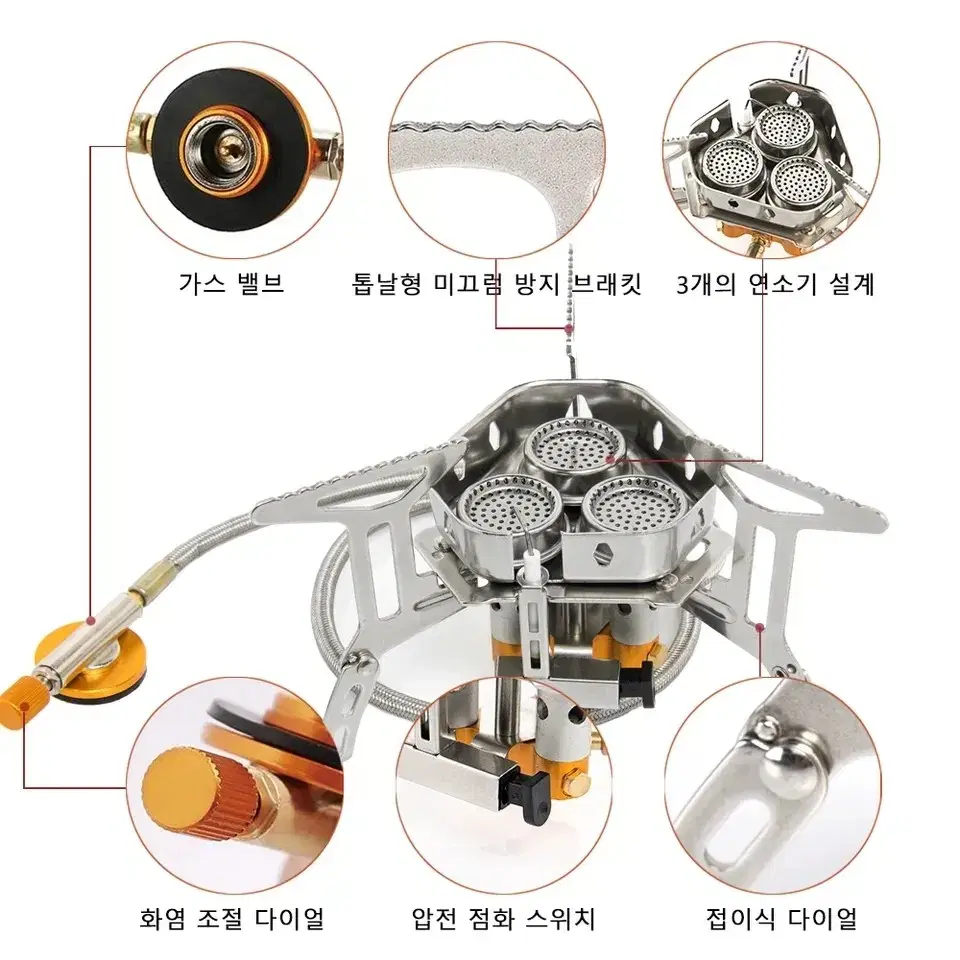 [캠핑버너+토치]강염버너 캠핑스토브 가스버너 백패킹 차박 코펠