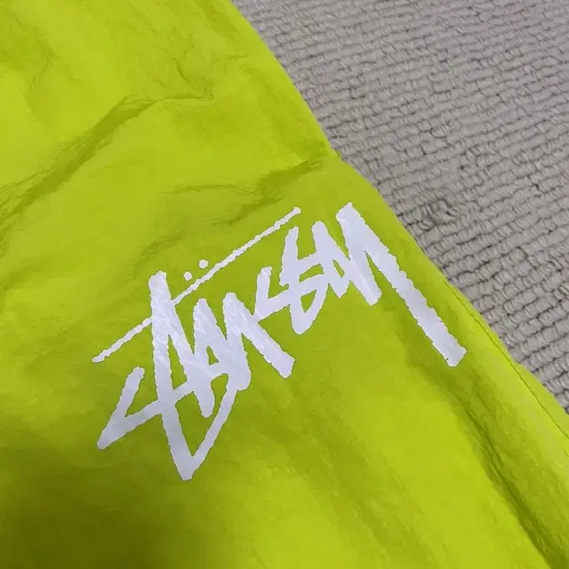 나이키스투시 stussy 비치팬츠 형광 m