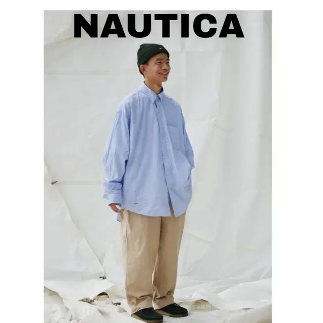 [XXL] Nautica 노티카 재팬 투 빅 셔츠 삭스 스트라이프 셔츠